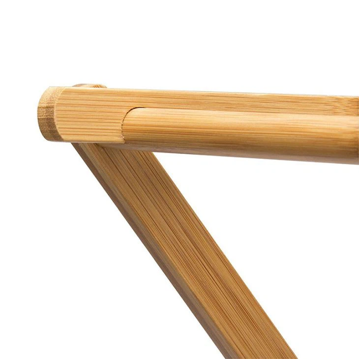 Bamboo Foldable Towel Rack