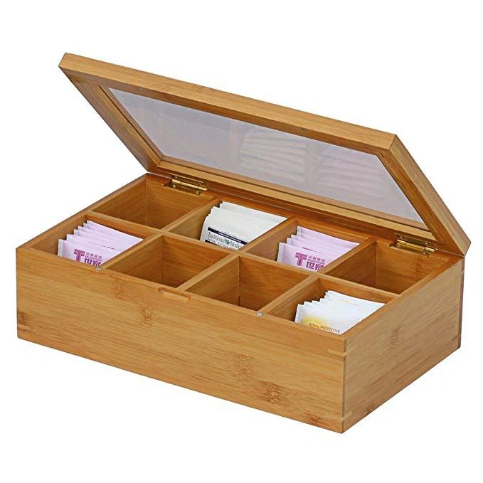 8 Grids Bamboo Storage Box / Storage Container